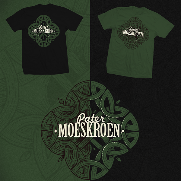 Keltisch Logo dames & heren shirt Pater Moeskroen 600 x 600 pixels. Ook in damesmodel verkrijgbaar!